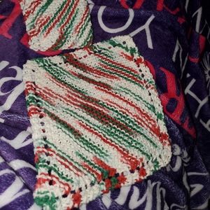 Christmas washcloth set